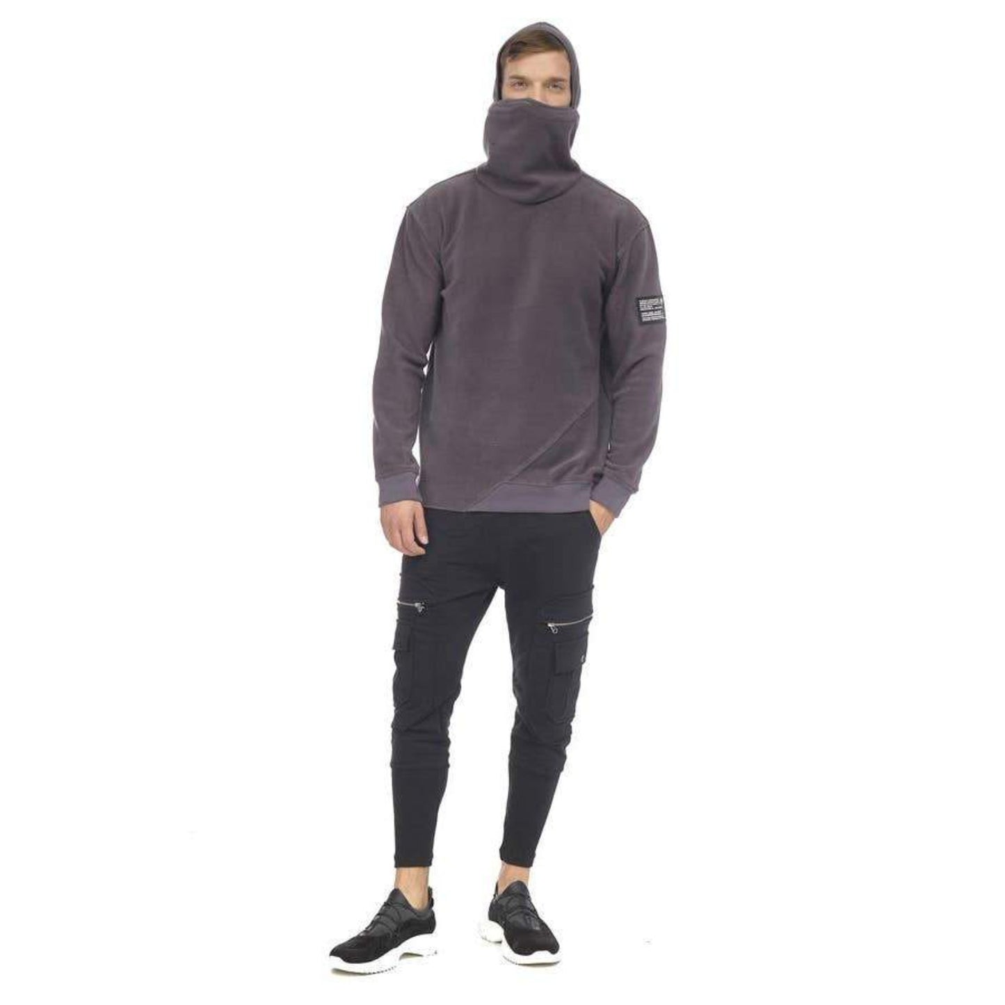 RON TOMSON Face Covering Polar Hoodie - Anthracite