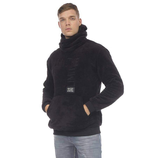 RON TOMSON Face Covering Teddy Hoodie - Black
